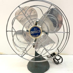アメリカ Eskimo ヴィンテージ 卓上扇風機 (送料込み） Eskimo Vintage Fan - Etsy