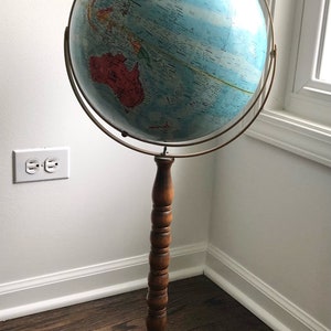 Vintage Replogle World Nation Series Floor Globe (12 Inch Diameter) - Etsy