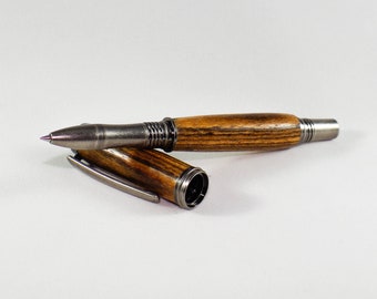 1 Bolígrafo con tapa hecho a mano 'Algonquin' (2 piezas) - Bocote