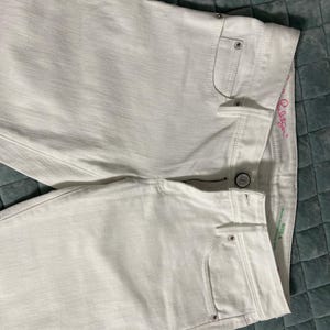 Pantaloni bianchi Lilly Pulitzer immagine 10