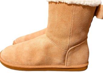 Kate Spade enkellaarsjes van suède shearling dames