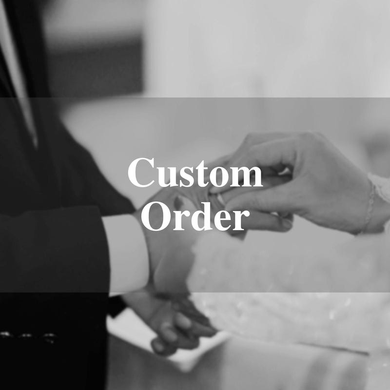Custom Ring Order Examples Gemstone Ring - Etsy