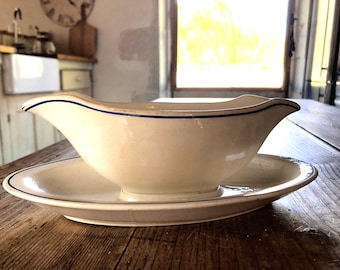 Villeroy & Boch ブルー ブルゲンランド グレービーソース ボート
