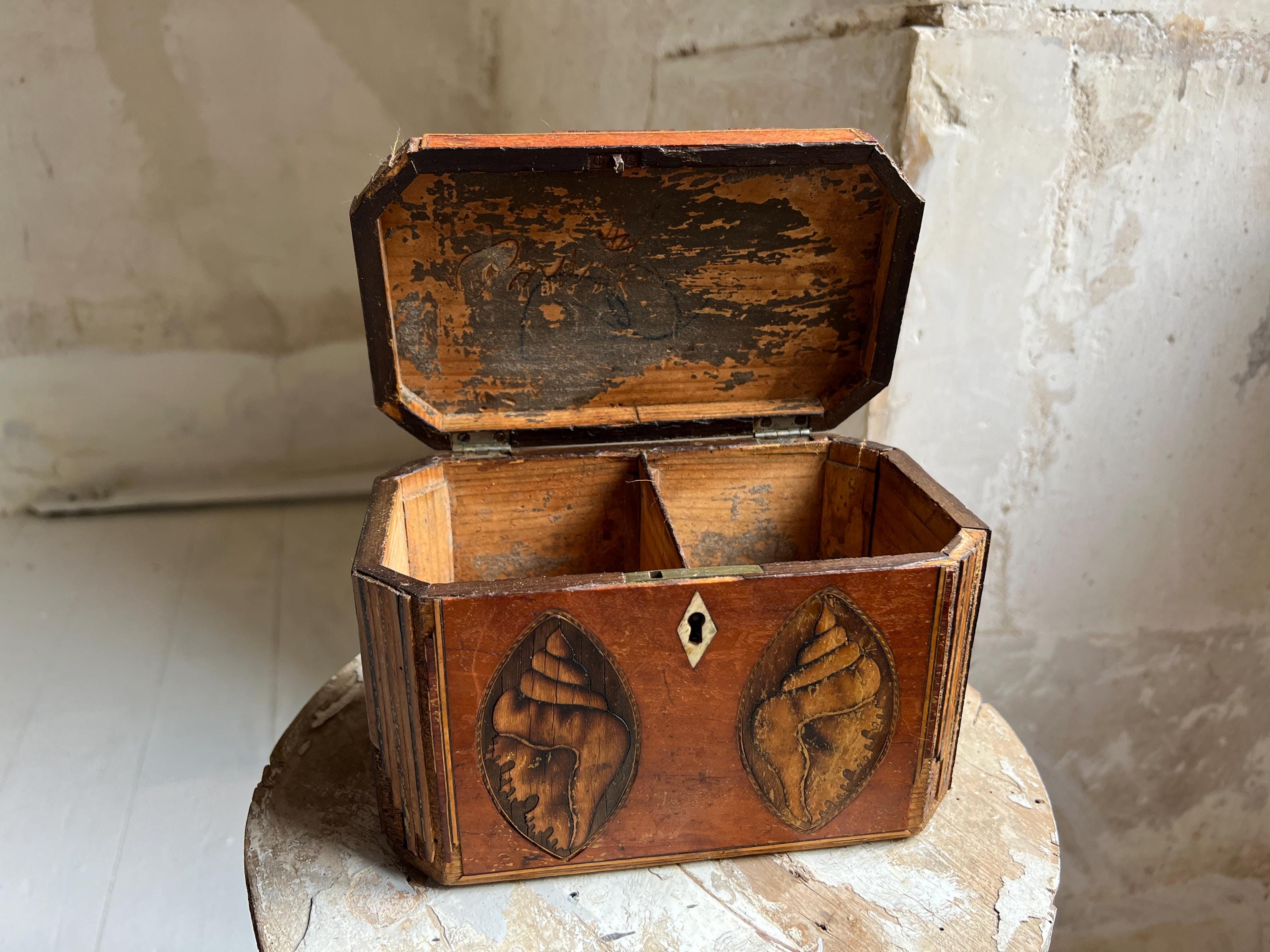 Antique tea caddy - Etsy 日本