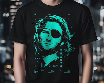 Escape From New York T-Shirt, Snake Plissken, Cyberpunk Streetwear