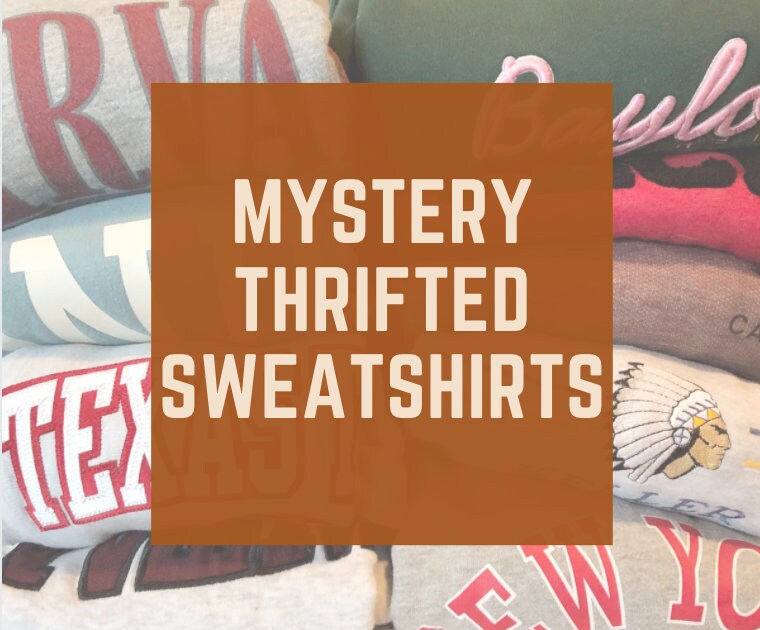 thrifted sweatshirts
