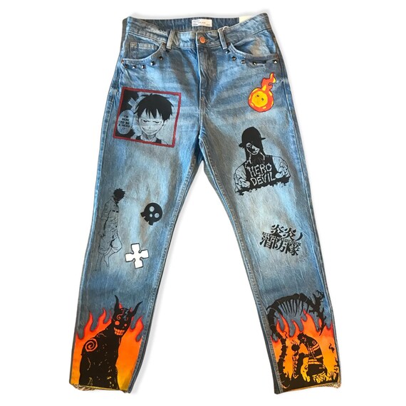 Fire force Manga Jeans | Etsy Italia