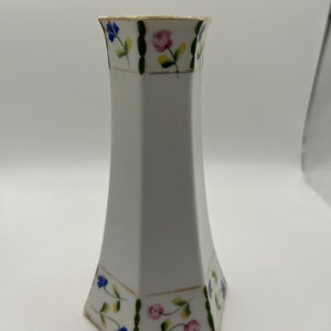 Vintage handgeschilderde vaas