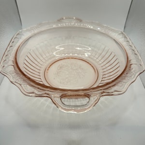 Pink depression glass