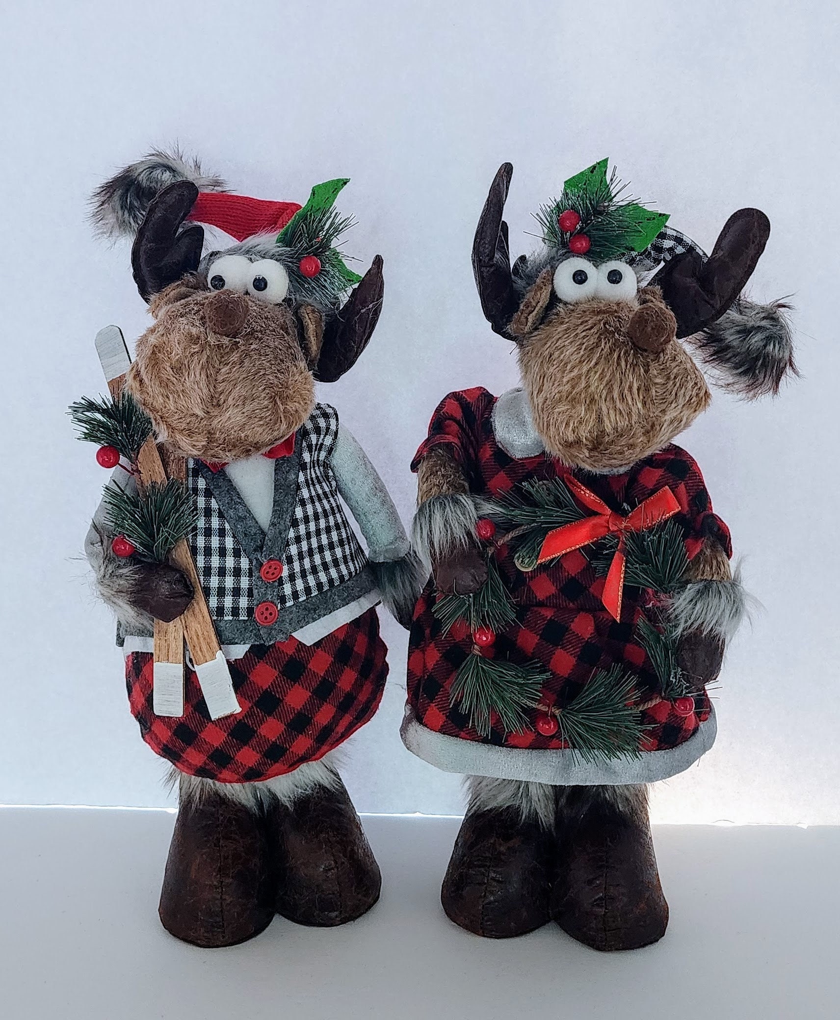moose christmas plush