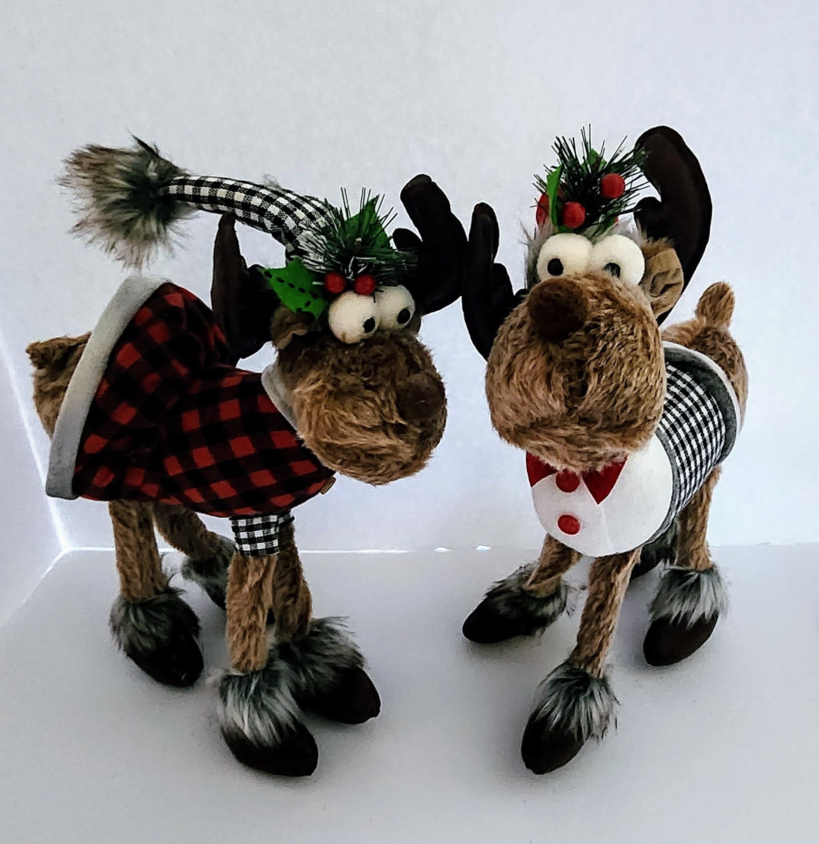 christmas plush moose