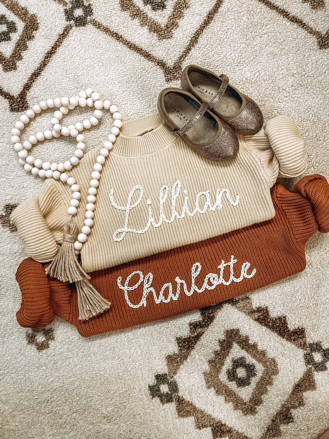 Personalized Baby Name Sweater Etsy