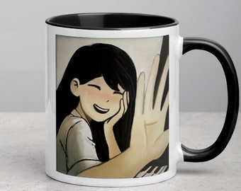 Omori "Mari" Ceramic Coffee Mug (Unofficial) Fan Art, Sunny, Mari