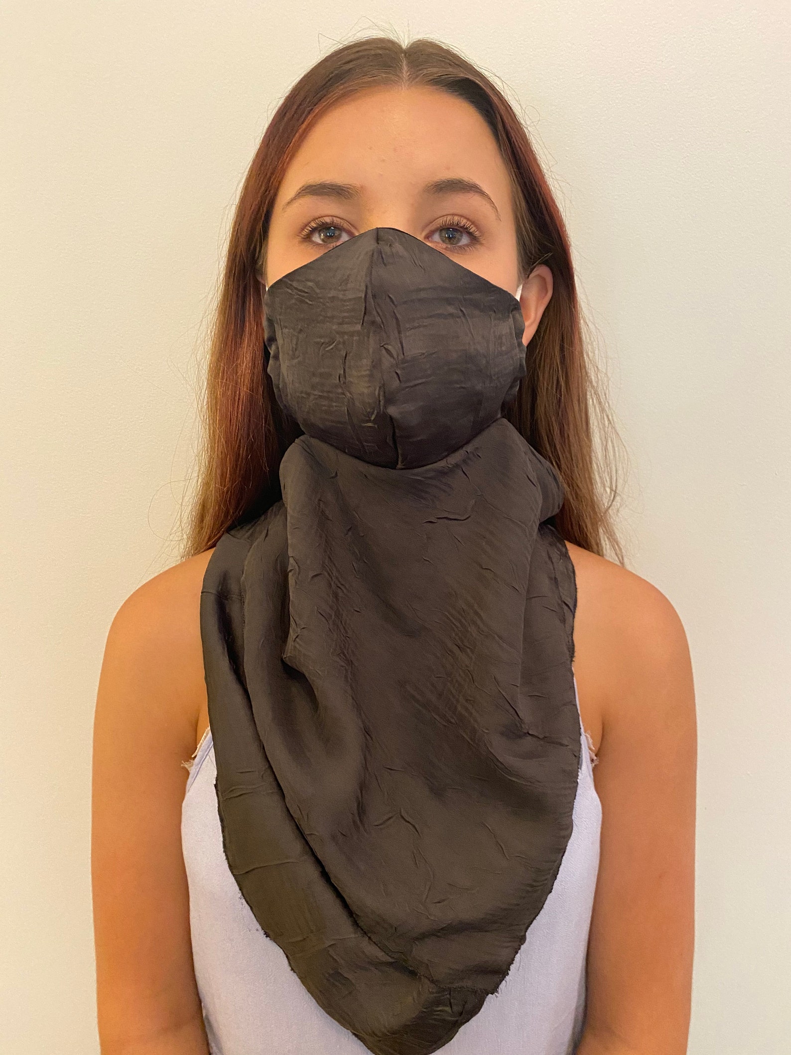 Lightweight breathable women's scarf mask Etsy
