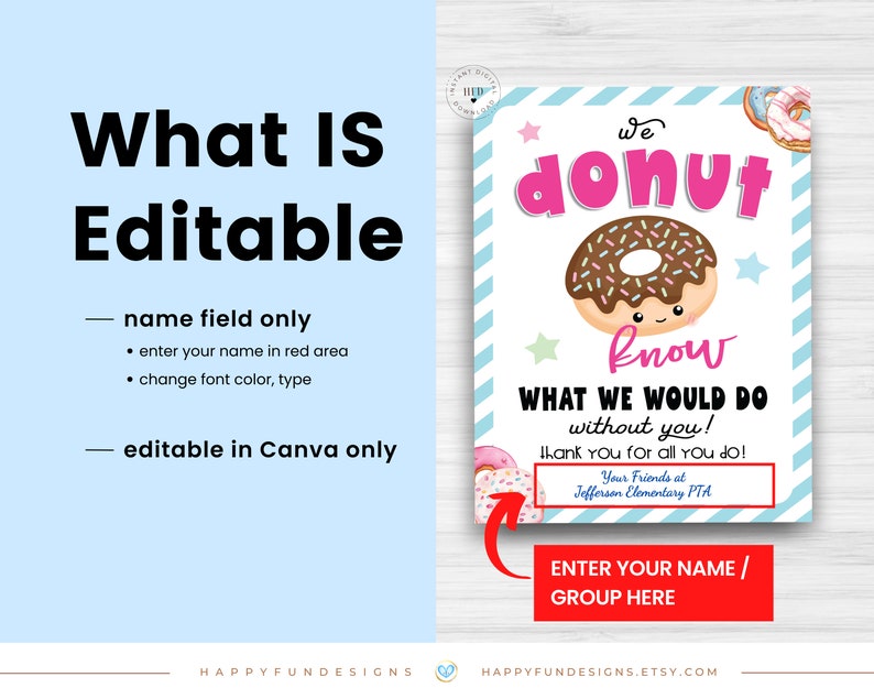 14 Staff Appreciation Editable Sign Printable, Snack Sign for Staff