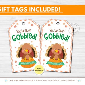 You've Been Gobbled Printable Thanksgiving Teacher Staff Appreciation ...