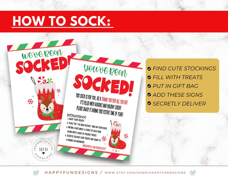 You've Been Socked Printable, PTA Thank You Teacher Staff Appreciation ...