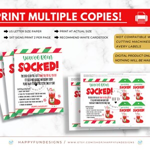 You've Been Socked Printable, PTA Thank You Teacher Staff Appreciation ...