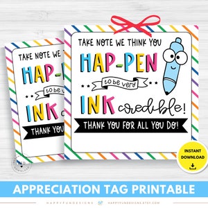 Take Note You Are Unglaubliche Lehrer Wertschätzung Woche Tag Druckbare Tinte Glaubwürdige Krankenschwester Lehrer Personal Volunteer Pen Marker Schreiben Lehrer Tag