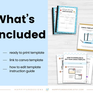 Substitute Teacher Note Template Editable, While You Were Away ...