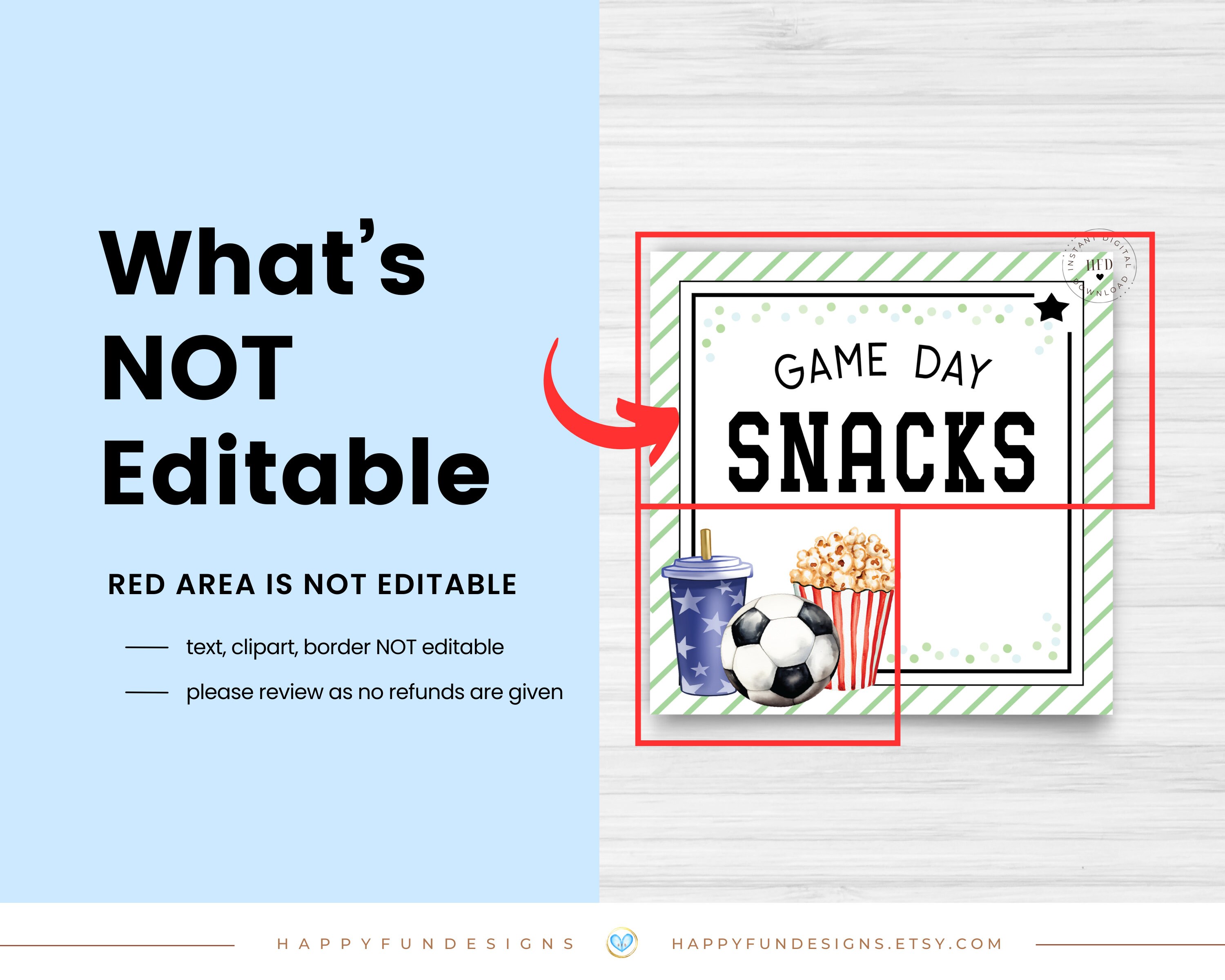 Editable Soccer Team Treat Tag Printable, Soccer Game Day Good Luck ...