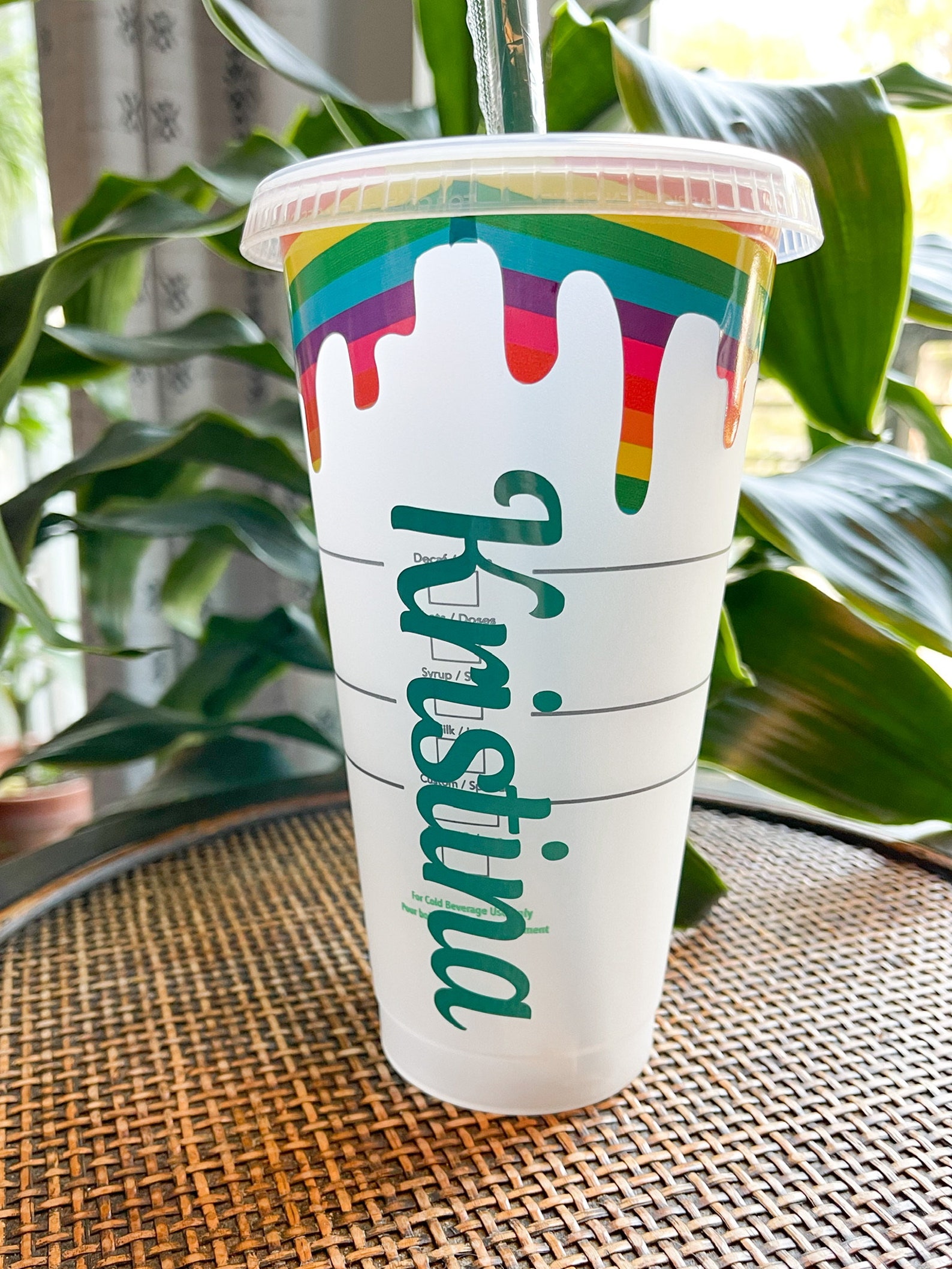 Gay Pride Starbucks Tumbler Rainbow Cup Personalized Gift Etsy