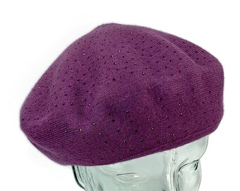 Ralph Lauren Plum Purple Knit Beret Lauren Ralph Lauren Women main image 2