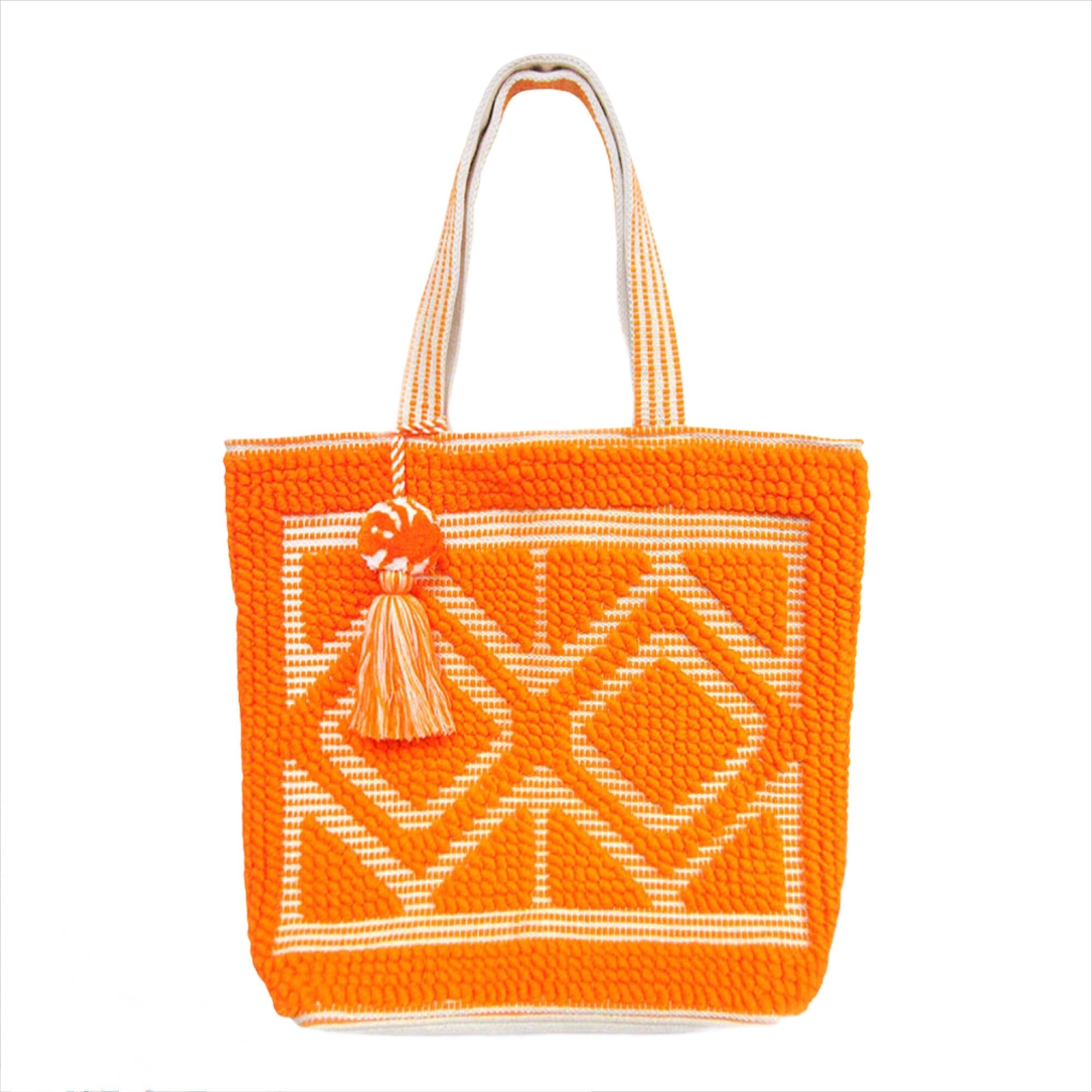 Oversized Fabric Tote Boho Tote Bag With Pompom Tassel Big Etsy