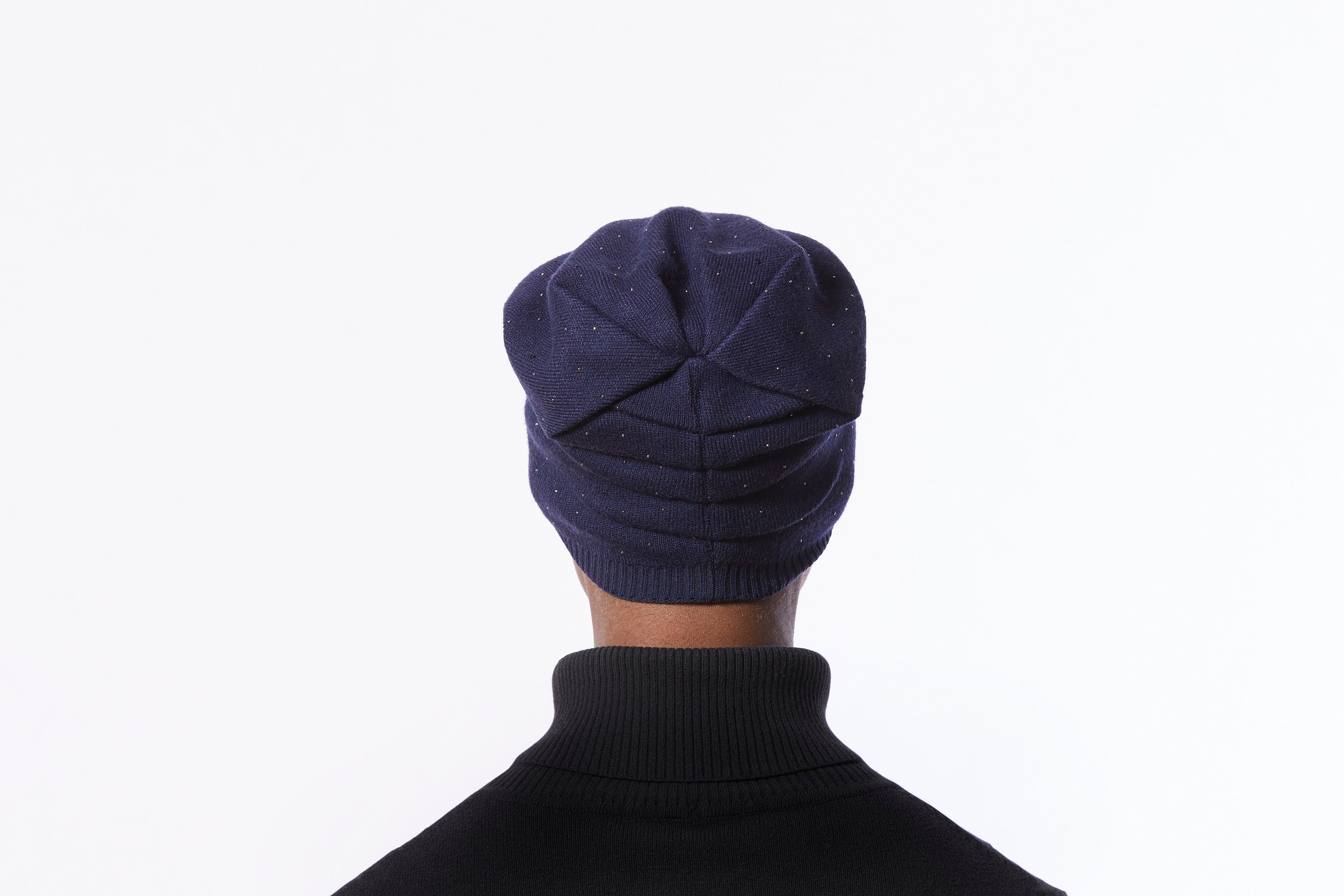 帽子 Sol Sparkling Knit Beanie (NAVY) Navy Beanie Hat, Slouchy Winter Hat, Navy Knit Hat With Sparkles