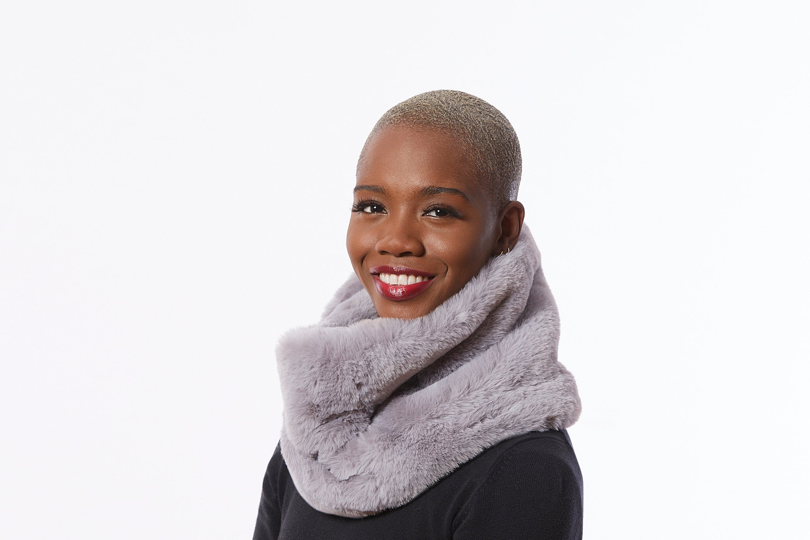 Sciarpe Scaldacollo Peloso Sciarpa In Pelliccia Sintetica