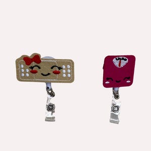 Cute Nurse Badge Reel – Retractable ID Holder, Nurse Accessories