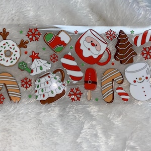Christmas Theme, Christmas cups, UV DTF 16oz wrap, Christmas Theme (H5)