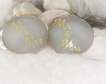 Mr & Mrs Jewelry Dish / Ring Tray