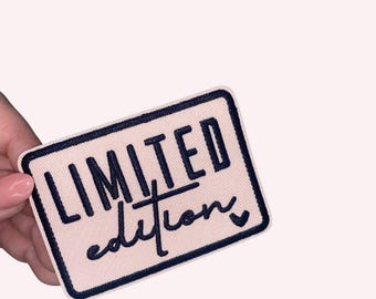 Limited Edition Embroidered Iron On Patch - 3 Inch