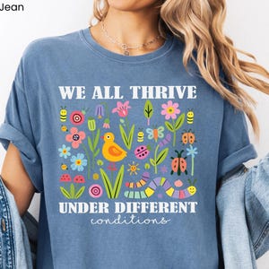 Neurodiversity Advocate Shirt, Autism Acceptance Comfort Colors Tee, Mental Health Affirming Apparel