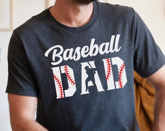 Baseball Dad Shirt, Daddy Gift For Fathers Day Tee dad gift from daughter, dad gift from son