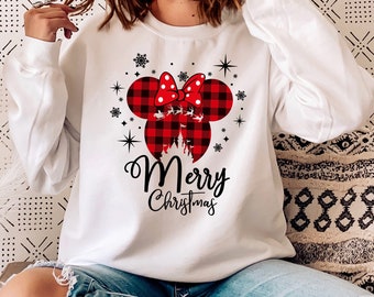 christmas disney sweatshirt
