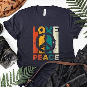 Love Peace Equality T-Shirt: Retro Graphic Tee