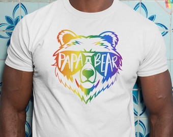 Camiseta LGBT Papá Oso, camiseta del Orgullo de Papá