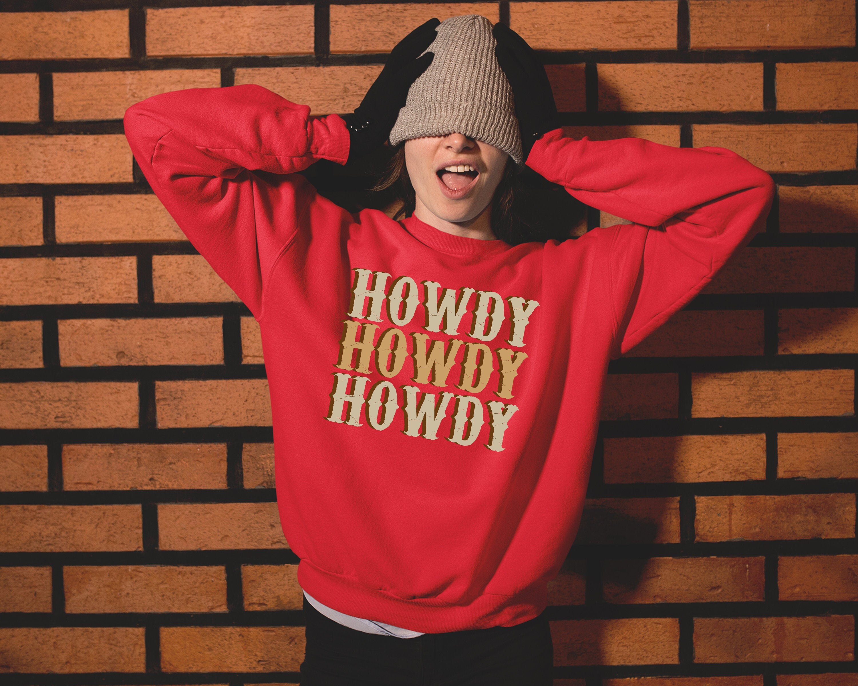 howdy corded sweatshirt