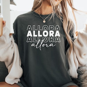 Allora Shirt, Authentic Italia Tee, Expressive Phrase Top, Stylish Gifts For Italy Enthusiasts, Travel Inspired Shirt, Educator Apparel