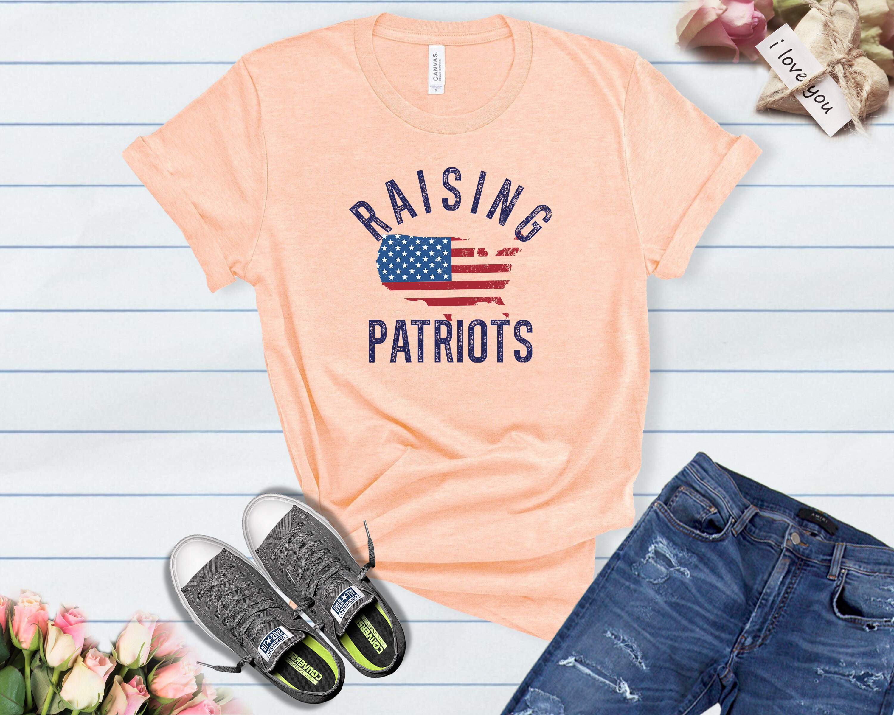 Raising Patriots Shirt 4th of July T Shirts Patriotic - Etsy
