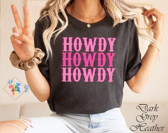 Howdy Graphic Tee: Country Music Shirt, Nashville Style