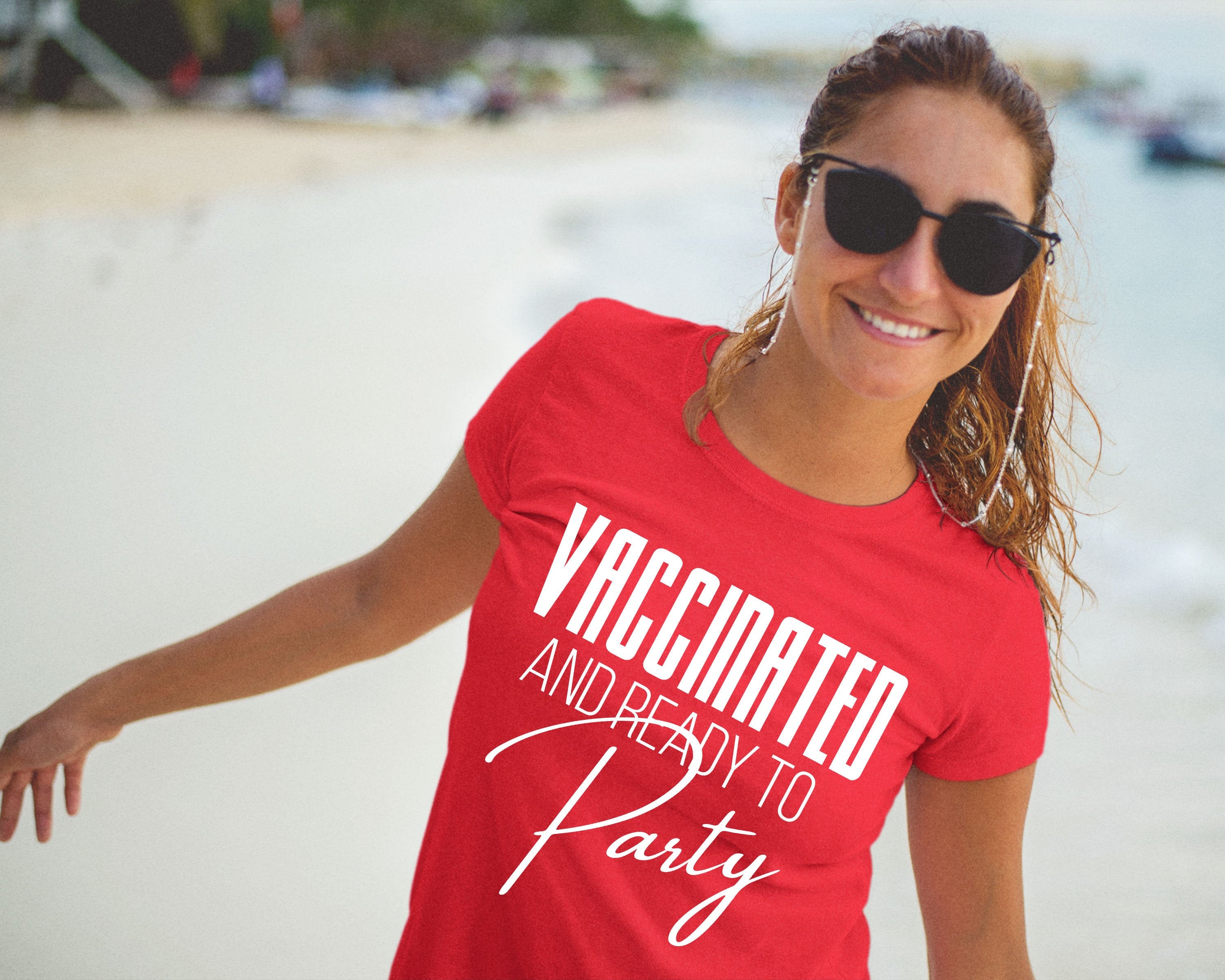Vaccinated and ready to party shirt Clearance