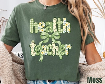 Comfort Colors Health Teacher Shirt, Nutritionist Gift, Food Science Educator Classroom Tee, Registered Dietitian Apparel