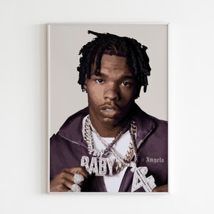 Lil BabyPoster Print | Lil Baby Wanddekoration Poster | Hip Hop | Lil Babyportrait | Lil Baby Wandkunst