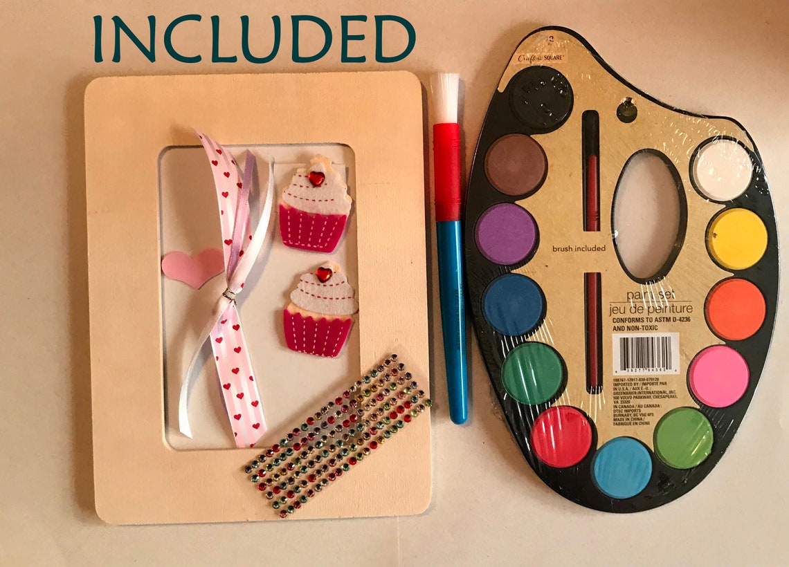 Paint Your Own Picture Frame Kids Craft Home Schooling Etsy