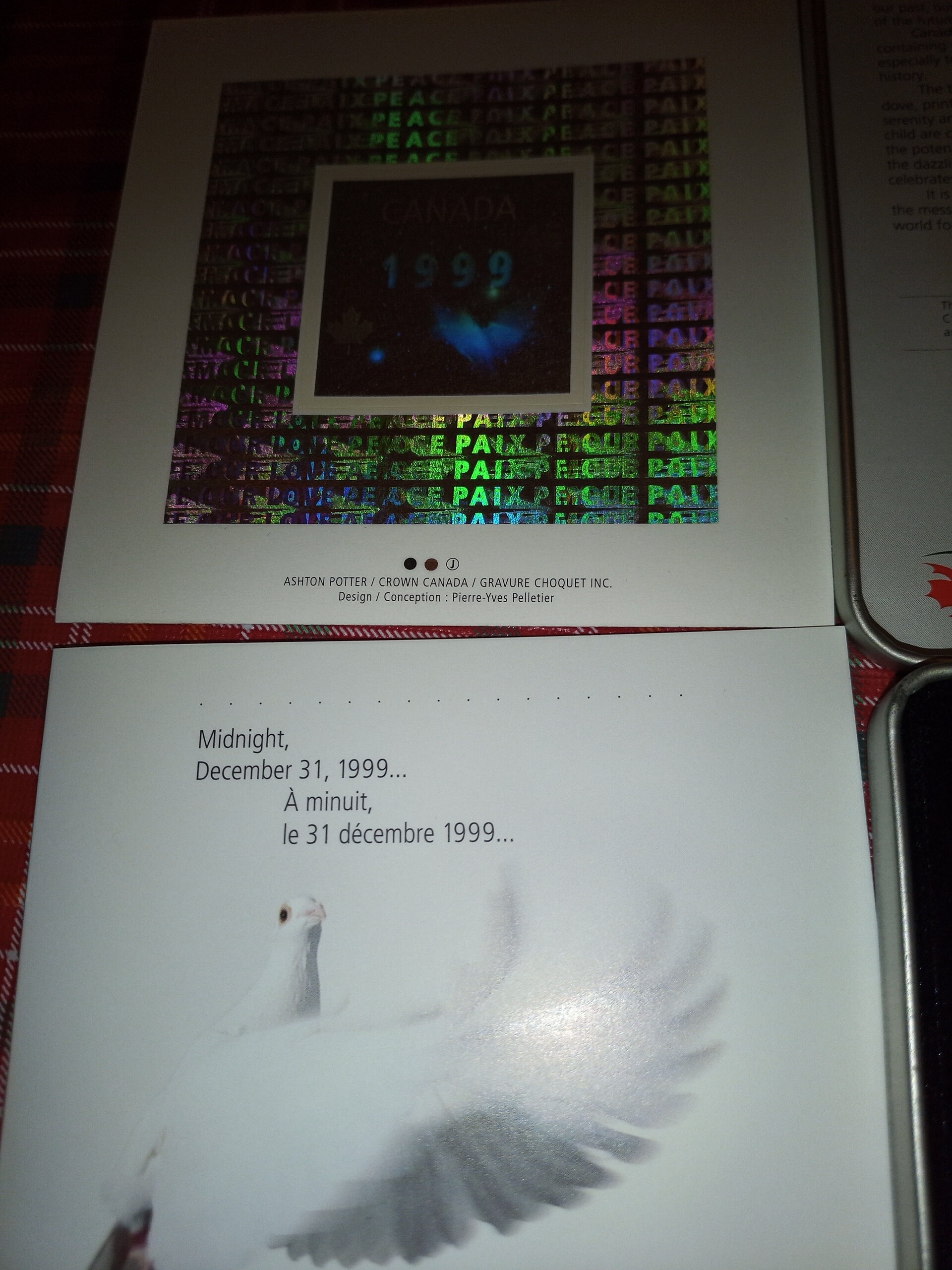 Canada Post Official Millennium Keepsake Etsy