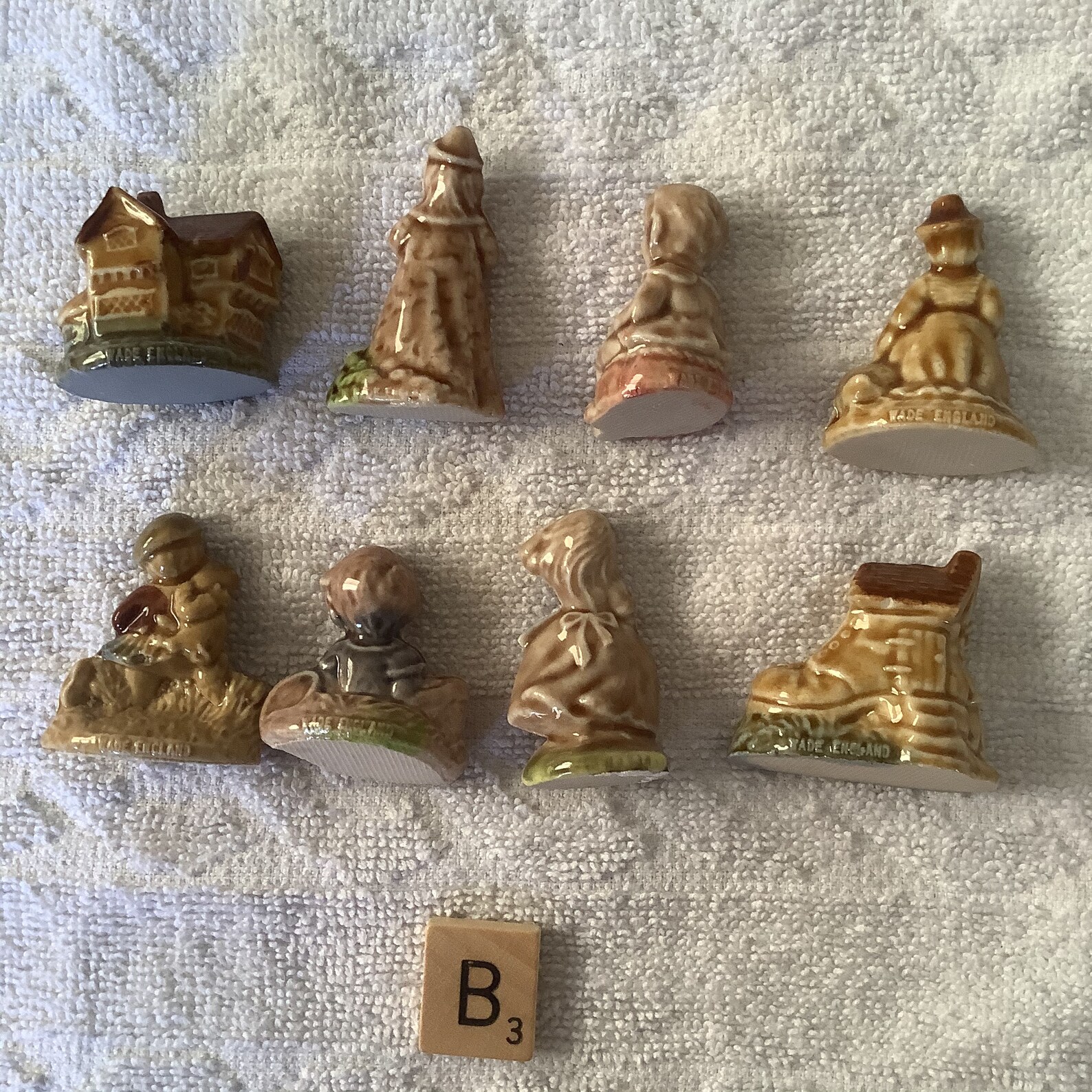 Red Rose Tea Figurines by Wade group of Eight group B Etsy