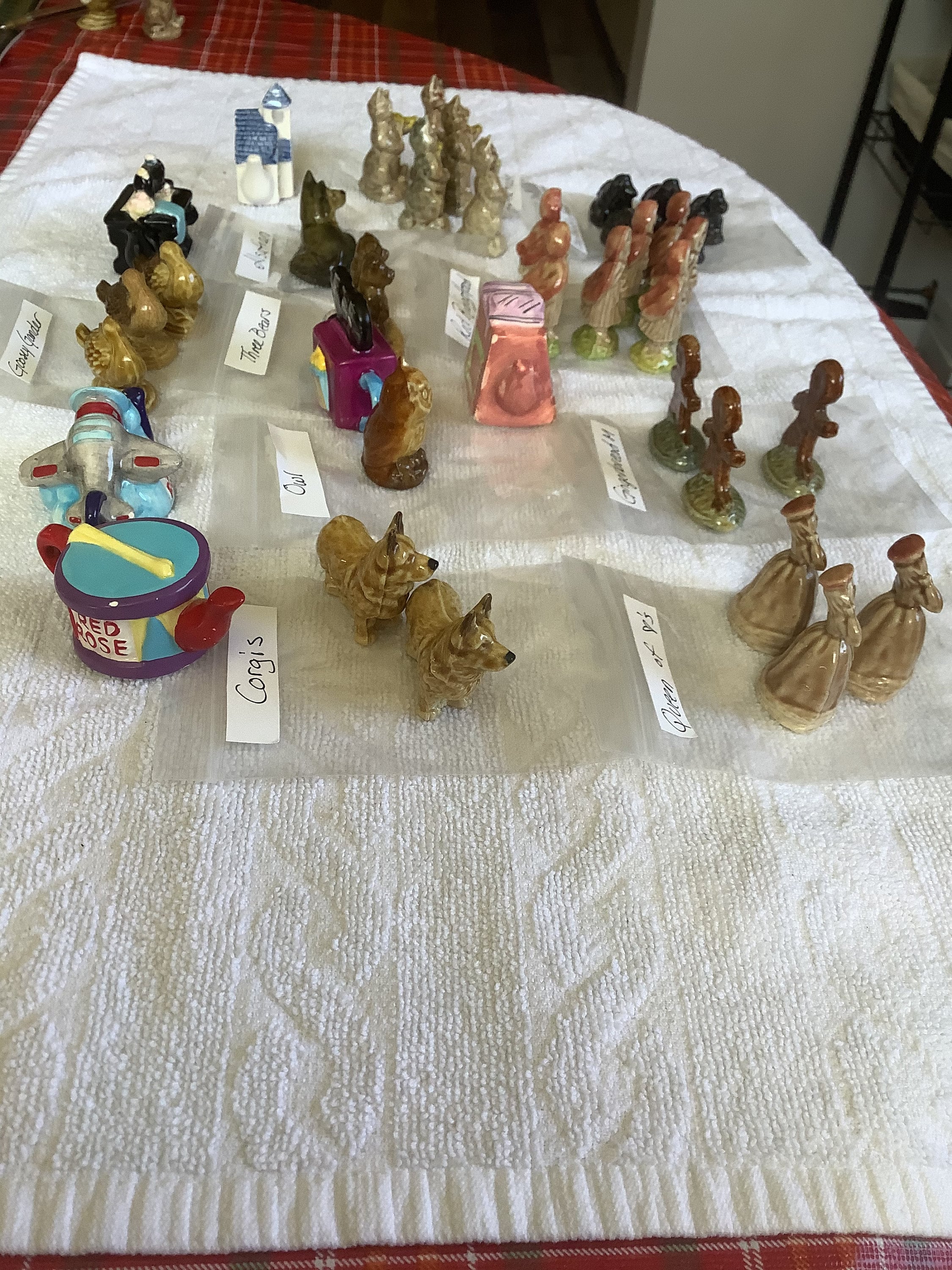 Red Rose Tea Figurines by Wade Individuals Etsy Canada